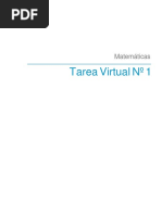 Tarea Virtual 1 Factorizacion