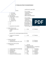 Ceklist Penilaian Praktik Mandiri Bidan