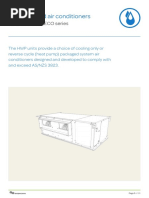 Water Cooled Air Conditioners: HWP 36Y-275Y ECO Series