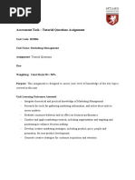 Assessment Task - Tutorial Questions Assignment: Unit Code: HI5004