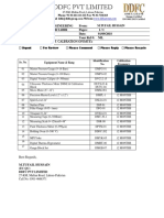 To: Direct Line Engineering From: Attn: Mr. Syed Saghir Sabir Pages: 1 / 1 Fax: - Date: 01/09/2018 Our Ref: Qout-2018-03 Your Ref #: NIL Subject