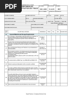 Saudi Aramco Inspection Checklist