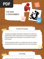 CRI 212 Week 4-5 - 1-Victim Categories