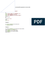 Experiment-1 Write A Shell Script To Print The Command Line Arguments in Reverse Order