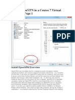 Install OpenVPN in A Centos 7 Virtual Machine