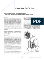 Improved Arcan Shear Test For