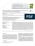 Large Format Lithium Ion Pouch Cell Full Thermal Characterisation For Improved Electric Vehicle Thermal Management