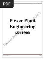 Power Plant Engineering: Mahavir Swami College of Polytechnic, Surat Mechanical Department