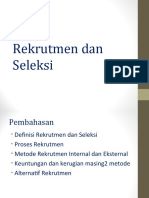 Rekruitmen Dan Seleksi