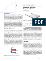 Using Peltier Devices For Temperature Control: MSL Technical Guide 41