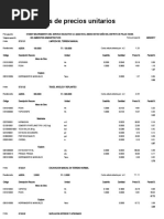 Analisis de Costos Unitarios