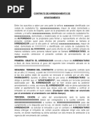 Formato Contrato de Arrendamento de Apartamento