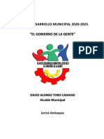 Plan de Desarrollo Municipal de Jerico Antioquia