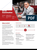 Acca Examination: Preparatory Course For