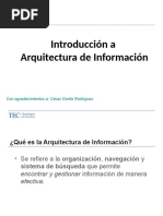 Arquitectura de Información - Resumen