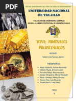 Informe de Minerales Polimetálicos