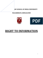 NLSIU Manual For Information