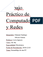 Trabajo Práctico de Computadora y Redes