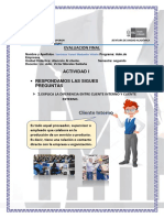 Actividad I Y II (Atencion Al Cliente)