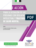 Plan de Acción SEPAD - DISCAPACIDAD INTELECTUAL Y SALUD MENTAL