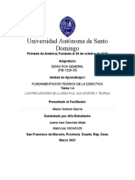 1.4 Los Precursores de La Didáctica Sus Aportes y Teorías