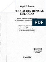 La Educación Musical Del Oído