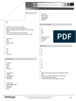 Unit 1 Test Higher Level Answer Key