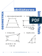 Actividades de Cuadrilateros para Quinto de Primaria