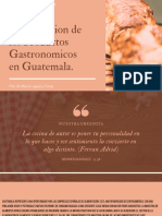 Venta y Distrubucion de Los Productos Gastronomicos en Guatemala.