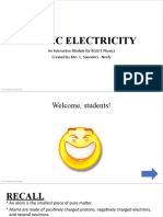 Static Electricity: An Interactive Module For BGSCE Physics Created by Mrs. C. Saunders - Neely