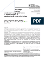 Early Invasive Strategy For non-ST Elevation Acute Coronary Syndrome: A Meta-Analysis of Randomized, Controlled Trials