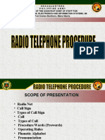 Radio Telephone Procedure