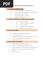 Ejercicios Unidades 2 y 3 Principio de Economia