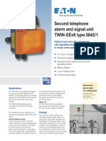 Blue Telephone Alarm Data Sheet