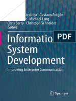 Information System Development - Improving Enterprise Communication-Springer International Pub