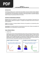 Lesson 1-3 Cost Behavior: Analysis and Use