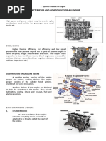 Characteristics and Components of An Engine