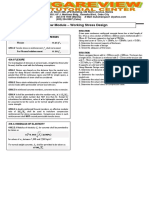 Review Module - Working Stress Design