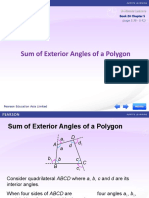 Sum of Exterior Angles of A Polygon