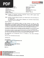 19.03.2020 Letter To Stock Exchange Regarding Initiation of CIRP Process