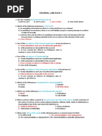 ( ) Criminal Law Book 1 NEW