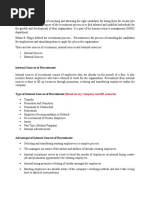 HRM-Internal Sources of Recruitment