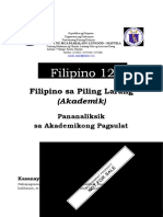 FILIPINO 12 - Q1 - Mod3 - Akademik