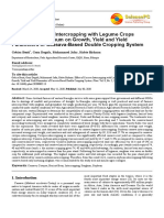 Effect of Cassava Intercropping With Legume Crops Followed by Sorghum On Growth, Yield and Yield Parameters of Cassava-Based Double Cropping System