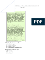 Descriptive Text: Kumpulan Soal MGMP Wilayah Utara Berdasarkan Kisi-Kisi Us Tp. 2020/2021 Questions 1-6