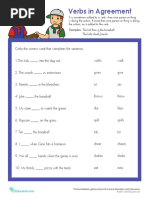 Verbs in Agreement