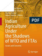 Indian Agriculture Under The Shadows of Wto and Ftas