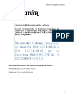 Gonzalo Galindo Murillo Sig Iso 9001 e Iso 14001 Ecoambiental y Excendentes S A S