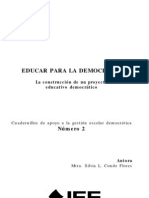 Educar para La Democracia Cuaderno IFE 2004