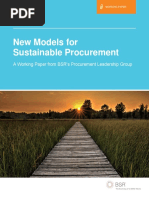 BSR New Models For Sustainable Procurement